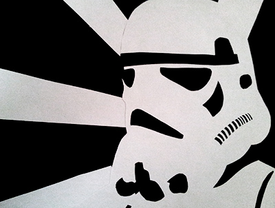 close up of the storm trooper picture